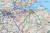 Wielka Brytania. Mapa ścienna drogowa wydawnictwa Maps International. Fragment 2