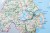 Wielka Brytania. Mapa ścienna drogowa wydawnictwa Maps International. Fragment 3