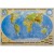 Świat 1:25 000 000 naklejka mapa ścienna fizyczna EKO-GRAF
