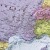 Europa 1:4 500 000 naklejka mapa ścienna polityczna fragment 5
