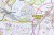 Karkonosze polskie i słowackie 1:35 000 naklejka mapa ścienna turystyczna EKO-GRAF fragment 2
