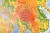 Świat fizyczny 1:24 000 000 magnetyczna Nowa Era fragment 4