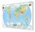 Świat fizyczny 1:28 000 000 Mapa do wpinania Piętka