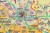 Europa środkowa drogowa z kodami Mapa w ramie 1:1 400 000 Piętka fragment 2