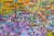 Europa środkowa drogowa z kodami Mapa w ramie 1:1 400 000 Piętka fragment 7