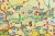 Europa środkowa drogowa z kodami Mapa do wpinania 1:1 400 000 Piętka fragment 12