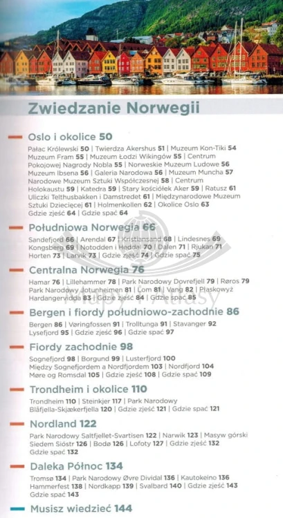 Norwegia Przewodnik Lajt Pascal spis treści 2