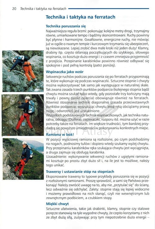 Ferraty Alp Austriackich. Tom I - wschód. Przewodnik autorstwa Csaba Szepfalusi. Przykładowa strona 1