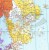 Europa kodowa 1:3 700 000 Mapa w ramie Freytag&Berndt fragment 5