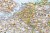 Europa polityczna Classic 1:5 419 000 Mapa w ramie National Geographic fragment 2