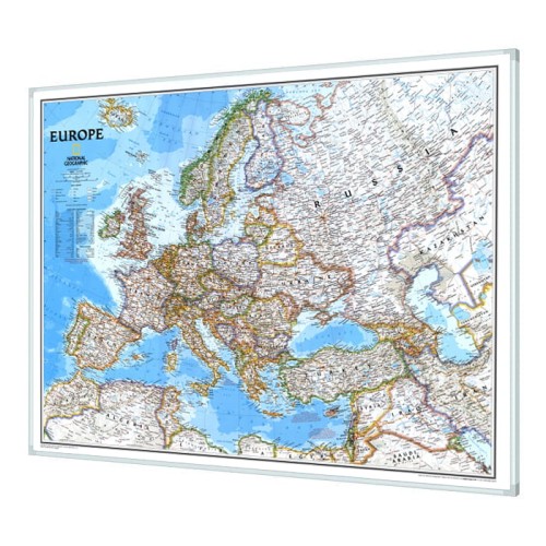 Europa polityczna Classic 1 5 419 000 Mapa do wpinania National Geographic