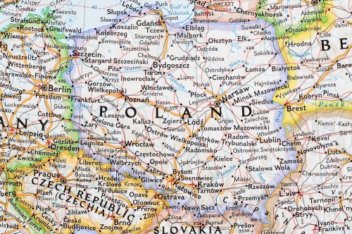 Europa polityczna Classic 1 5 419 000 Mapa do wpinania National Geographic fragment 1
