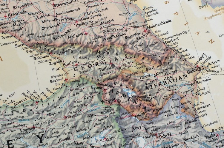 Europa 1:8 250 000. Mapa ekskluzywna do wpinania. Rama alu SLIM. Fragment 4