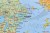 Europa polityczno-drogowa 1:3 700 000 Mapa w ramie Jokart fragment 5
