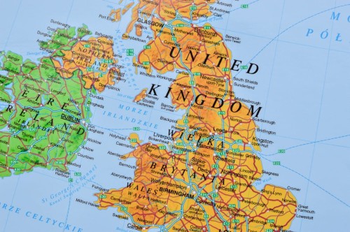 Europa polityczno-drogowa 1:3 700 000 Mapa magnetyczna Jokart fragment 1