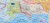 USA 1:5 500 000. Mapa kodowa w ramie drewnianej. Wydawnictwo: Stiefel. Fragment 6