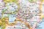 Afryka. Mapa polityczna w ramie drewnianej. Wydawnictwo: National Geographic. Fragment 3