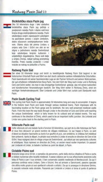 Istria. Mapa samochodowo-turystyczna / Plan miasta wydawnictwa Freytag & Berndt. Mini przewodnik - przykładowa strona 2
