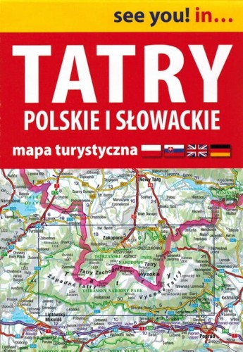 Tatry polskie i słowackie 1:55 000. Mapa turystyczna wydawnictwa ExpressMap. Okładka + zasięg