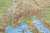 Europa fizyczna 1:7 000 000 Mapa w ramie Eko-Graf fragment 3