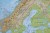 Europa fizyczna 1:7 000 000 Mapa do wpinania Eko-Graf fragment 2
