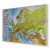 Europa fizyczna 1:7 000 000 Mapa magnetyczna Eko-Graf