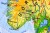 Europa ogólnogeograficzna 1:3 250 000 Mapa w ramie Nowa Era fragment 1