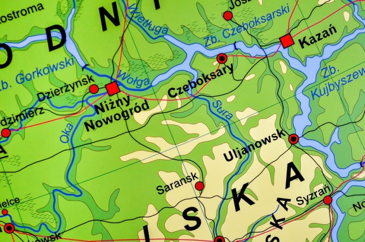 Europa ogólnogeograficzna 1:3 250 000 Mapa do wpinania Nowa Era fragment 4