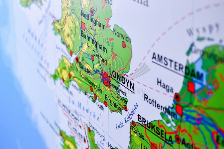 Europa ogólnogeograficzna 1:3 250 000 Mapa magnetyczna Nowa Era fragment 7