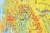 Europa fizyczna 1:4 000 000 Mapa magnetyczna Meridian fragment 4