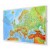Europa fizyczna 1:4 500 000 Mapa w ramie Stiefel