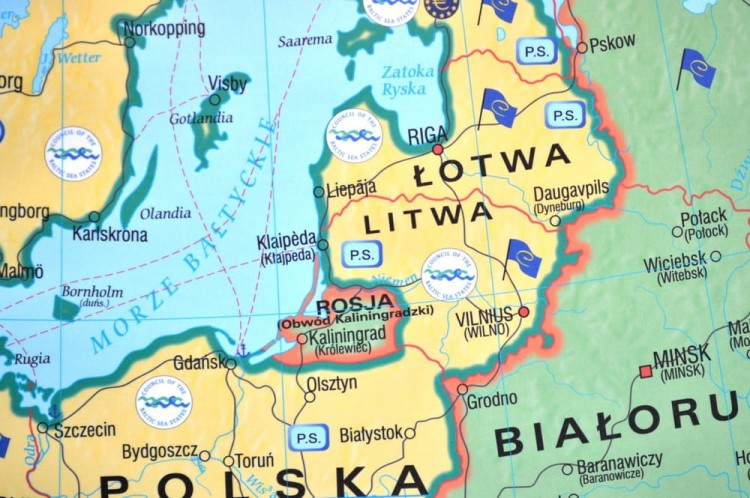 UE - strefa Shengen 1:4 000 000 Mapa magnetyczna Meridian fragment 3