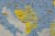 Unia Europejska 1:4 700 000 Mapa w ramie Piętka fragment 4