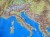 Europa panorama Mapa do wpinania Stiefel fragment 1