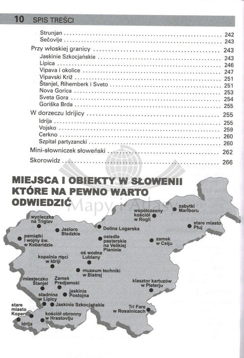 Słowenia. Przewodnik wydawnictwa Rewasz. Spis treści 6