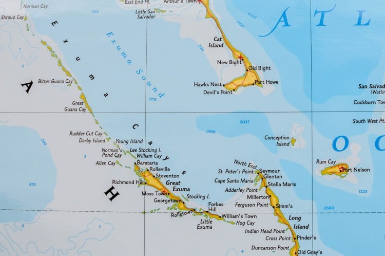 Kuba 1:1 500 000. Mapa ścienna wydawnictwa National Geographic. Fragment 5