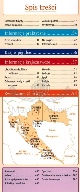 Chorwacja Przewodnik Classic Bezdroża spis treści 1