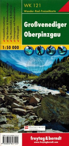Grossvenediger, Oberpinzgau Mapa turystyczna WK 121 Freytag & Berndt okładka
