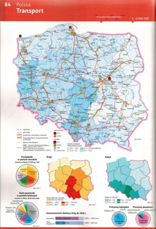Atlas geograficzny wydawnictwa Demart. Przykładowa strona 3