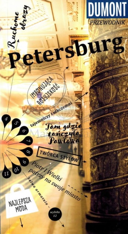 Petersburg Przewodnik z mapą Dumont okładka