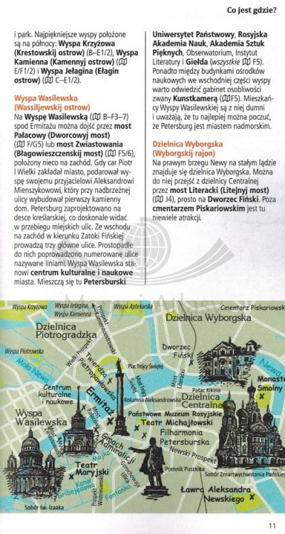 Petersburg Przewodnik z mapą Dumont przykładowa strona 1