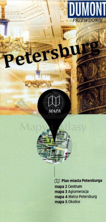 Petersburg Przewodnik z mapą Dumont mapa