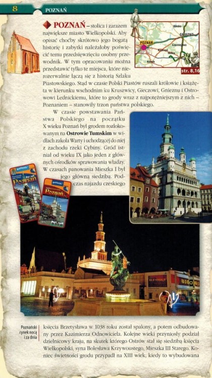 Szlak Piastowski. Przewodnik wydawnictwa Galileos. Przykładowa strona 1