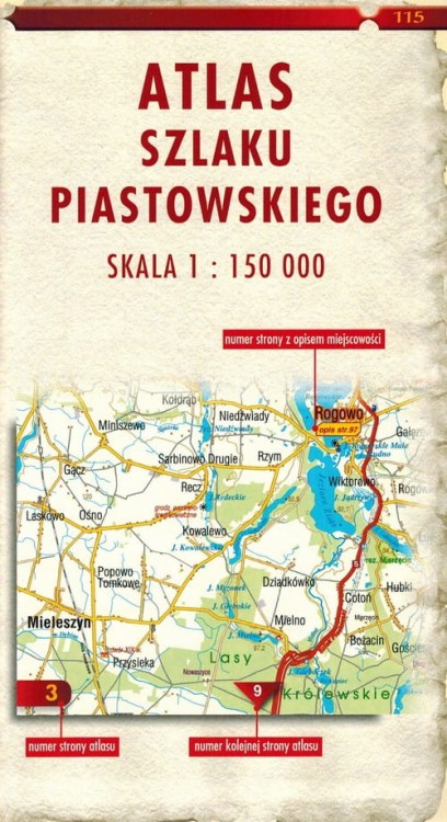 Szlak Piastowski. Przewodnik wydawnictwa Galileos. Atlas