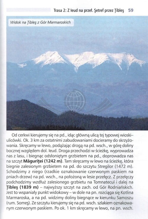 Góry Rumunii. Tom II. Przewodnik wydawnictwa Sklep Podróżnika. Przykładowa strona 2