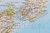 Nowa Zelandia 1:2 300 000. Mapa w ramie drewnianej wydawnictwa National Geographic. Fragment 1