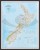 Nowa Zelandia 1:2 300 000. Mapa w ramie drewnianej wydawnictwa National Geographic
