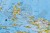 Azja południowo-wschodnia 1:6 497 000. Mapa polityczna w ramie drewnianej. Wydawnictwo: National Geographic. Fragment 3