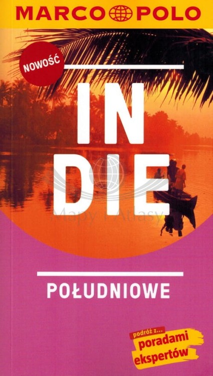 Indie południowe. Przewodnik z mapą w etui wydawnictwa Marco Polo. Okładka