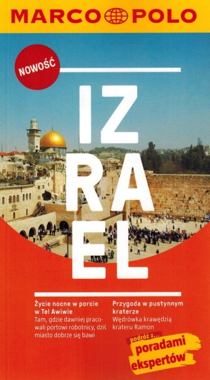 Izrael. Przewodnik z mapą w etui wydawnictwa Marco Polo. Okładka